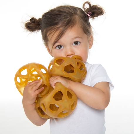 Star ball en caoutchouc naturel Multi-coloured 3 - vertbaudet enfant 