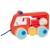 Véhicule à tirer pompiers 112 Rouge 2 - vertbaudet enfant 