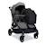 Nacelle pour Poussette double BRO Noir 2 - vertbaudet enfant 
