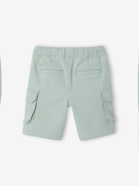 Short garçon battle facile à enfiler beige+kaki+marine+menthe 26 - vertbaudet enfant 