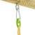 Portique 2 balançoires balandier bois h224cm Marron - bleu - vert 5 - vertbaudet enfant 