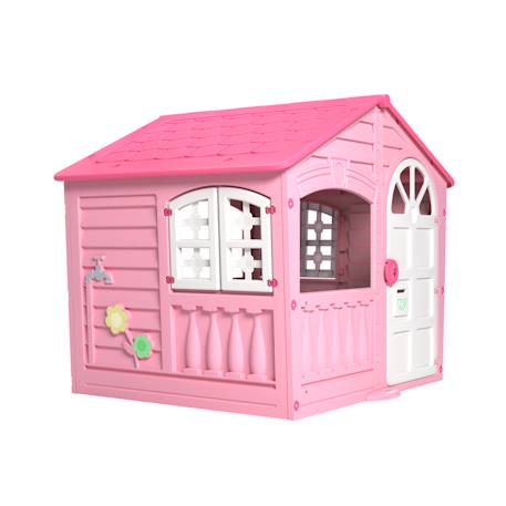 Maisonnette cabane barbe à papa plastique Rose 2 - vertbaudet enfant 