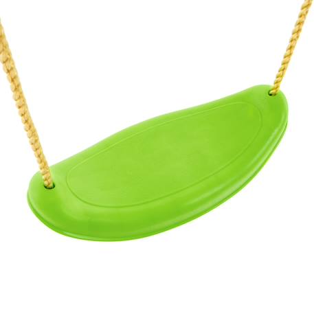 Portique 2 balançoires balandier bois h224cm Marron - bleu - vert 4 - vertbaudet enfant 