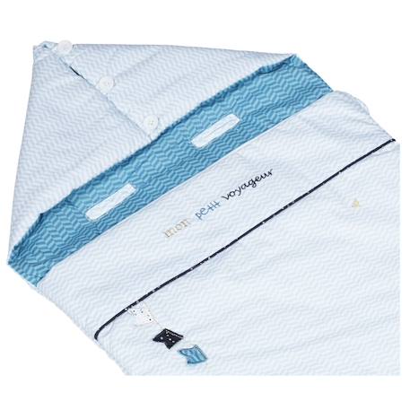 Nid d'ange bébé en coton - lazare Bleu 3 - vertbaudet enfant 