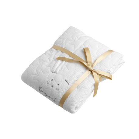 Edredon pour lit évolutif en coton - original Blanc+Bleu ciel+Bleu nuit+Jaune+Rose 2 - vertbaudet enfant 