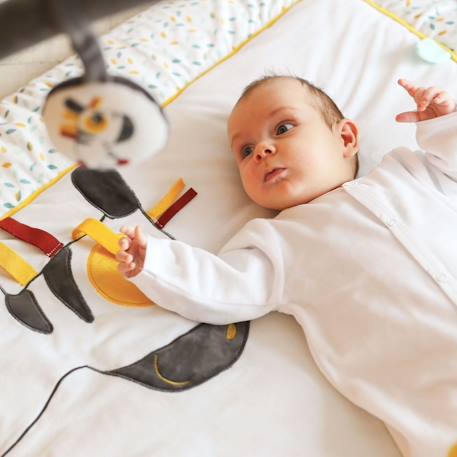 Tapis d'éveil pour bébé collection koala et sa tribu Gris 3 - vertbaudet enfant 