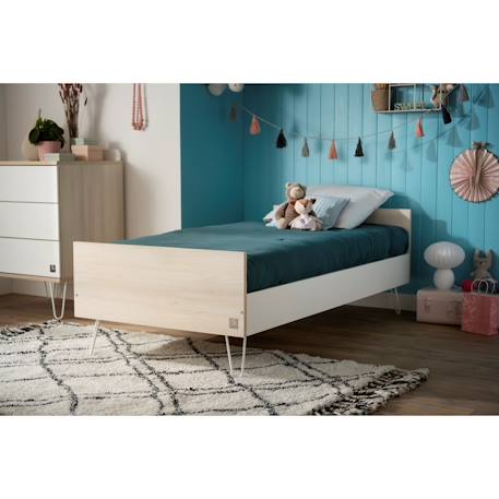 Lit junior - happy Beige 2 - vertbaudet enfant 