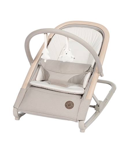 Transat bébé avec fonction balancelle kori eco Beige classique+Graphite beyond+Gris beyond+Vert beyond 1 - vertbaudet enfant 