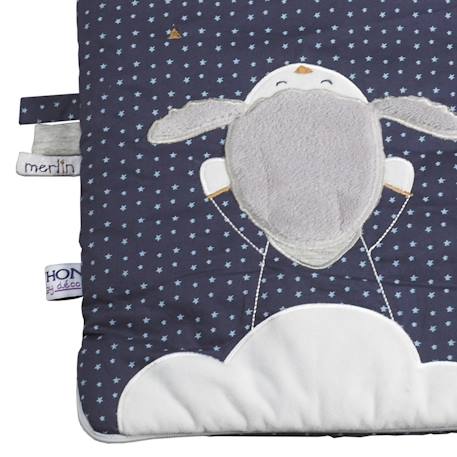 Nid d'ange nomade bébé mouton en coton - merlin Bleu 3 - vertbaudet enfant 