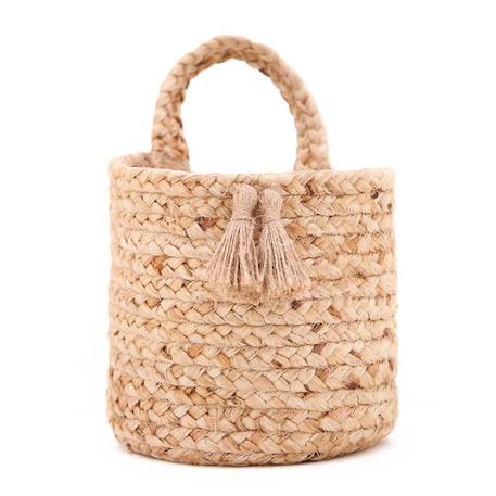 Panier de rangement jute à suspendre oslo Beige 1 - vertbaudet enfant 