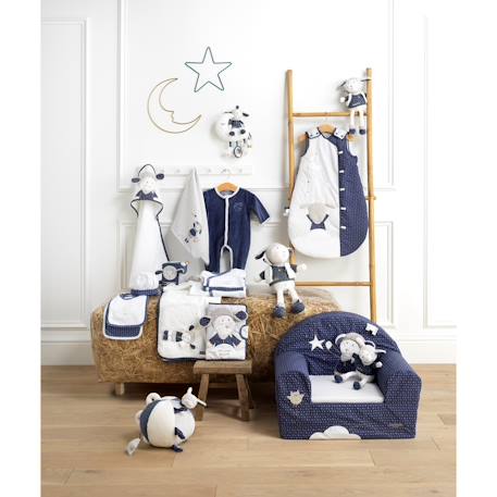 Bavoirs lot de 2 en coton - merlin Bleu 4 - vertbaudet enfant 