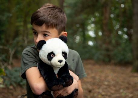 Peluche panda 18cm 100% recyclée Noir et blanc 2 - vertbaudet enfant 