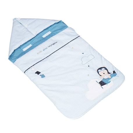 Nid d'ange bébé en coton - lazare Bleu 1 - vertbaudet enfant 