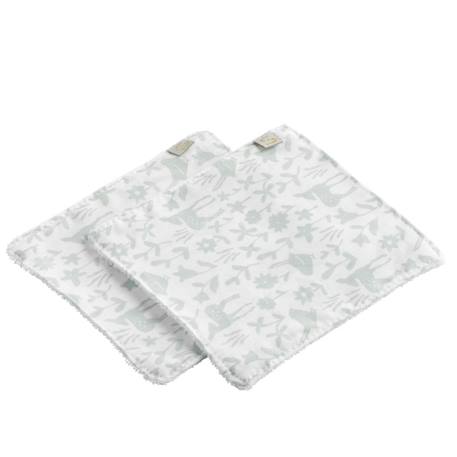 Trousse de toilette en coton - promenons nous Vert tilleul 2 - vertbaudet enfant 