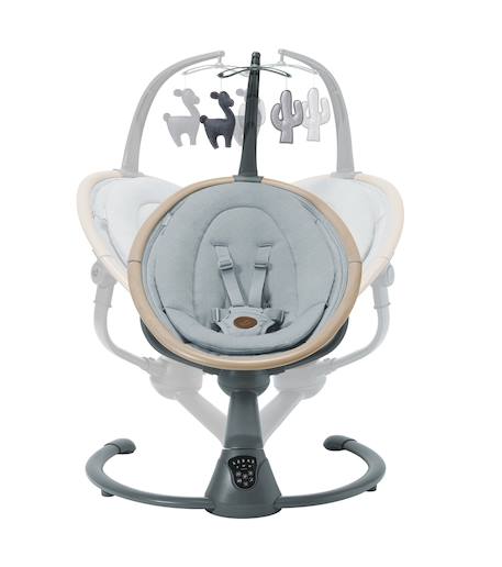 Transat et balancelle bébé électrique cassia Graphite beyond+Gris beyond+Vert beyond 7 - vertbaudet enfant 