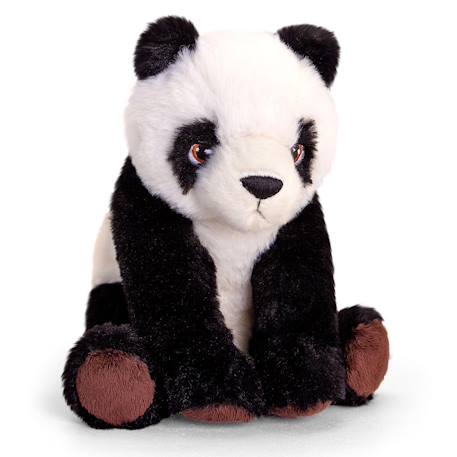 Peluche panda 18cm 100% recyclée Noir et blanc 1 - vertbaudet enfant 