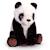 Peluche panda 18cm 100% recyclée Noir et blanc 1 - vertbaudet enfant 