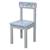 Chaise en bois massif imprimé Pat Patrouille Bleu gris / paw patrol 1 - vertbaudet enfant 