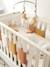 Protections de barreaux de lit en coton Beige+Beige foncé+Bleu/blanc+Ecru léopard+Moutarde+Rose+Rose foncé+Rouge+Vert+Vert tilleul 21 - vertbaudet enfant 