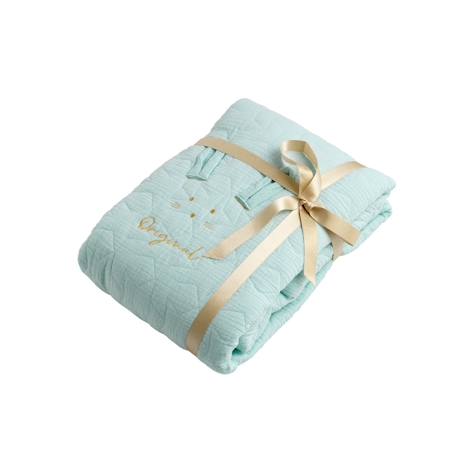 Edredon pour lit évolutif en coton - original Blanc+Bleu ciel+Bleu nuit+Jaune+Rose 5 - vertbaudet enfant 
