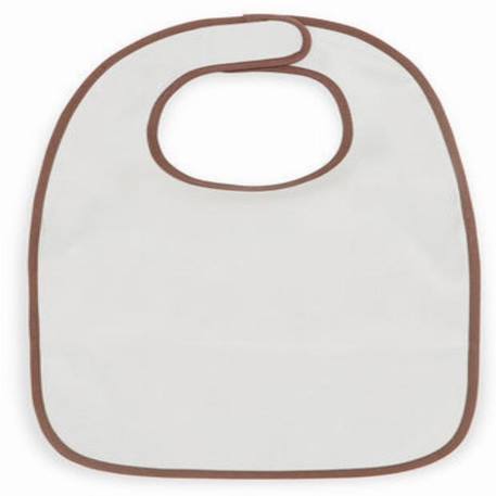 Lot de 2 bavoirs imperméables Beige, blanc+Blanc, vert, jaune+Ecru, marron+Ecru, vert+Marron chataigne+Rose des bois 25 - vertbaudet enfant 
