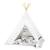 Tipi en toile en coton - chao chao Blanc 3 - vertbaudet enfant 
