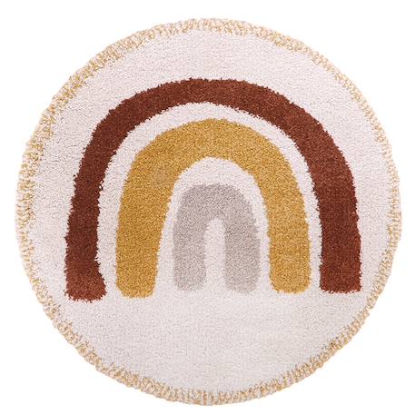 Tapis enfant arc en ciel bohemian rainbow Bleu+Multi 8 - vertbaudet enfant 
