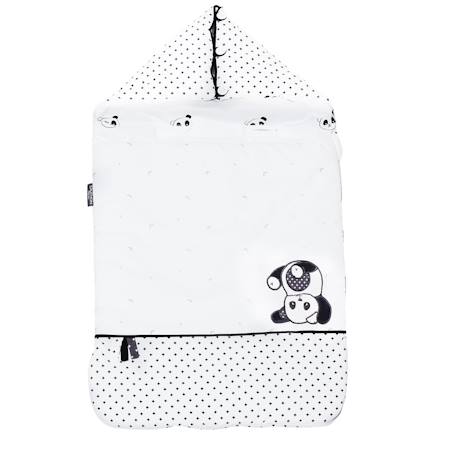 Nid d'ange bébé en coton - chao chao Blanc 1 - vertbaudet enfant 