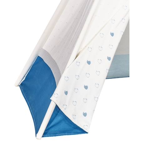 Tipi en toile en coton - blue baleine Blanc 2 - vertbaudet enfant 