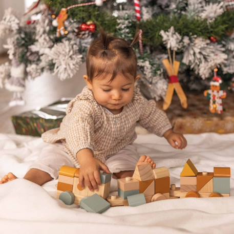 Train en bois pour bébé Multicolore 3 - vertbaudet enfant 