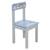 Chaise en bois massif imprimé Pat Patrouille Bleu gris / paw patrol 6 - vertbaudet enfant 