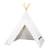 Tipi en toile en coton - chao chao Blanc 1 - vertbaudet enfant 