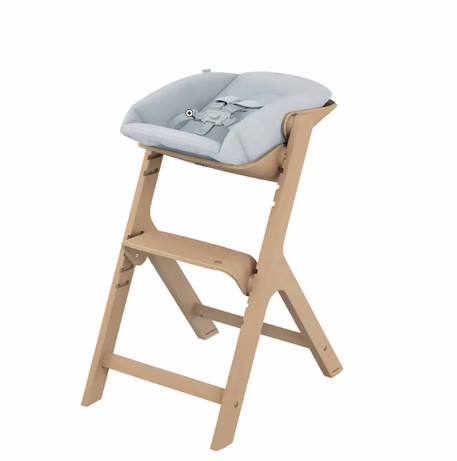 Kit nouveau-né chaise haute bois nesta Gris beyond 2 - vertbaudet enfant 