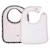 Bavoirs lot de 2 en coton - miss fleur de lune Rose 1 - vertbaudet enfant 