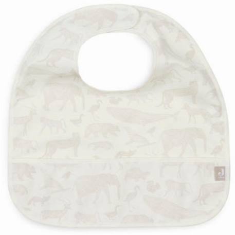 Lot de 2 bavoirs imperméables Beige, blanc+Blanc, vert, jaune+Ecru, marron+Ecru, vert+Marron chataigne+Nougat+Rose des bois+Vert jungle+Vert olive 29 - vertbaudet enfant 