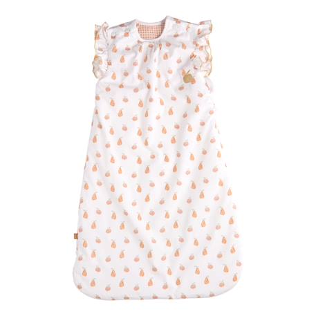 Gigoteuse ouatinée à volants en coton - botanica Blanc 1 - vertbaudet enfant 