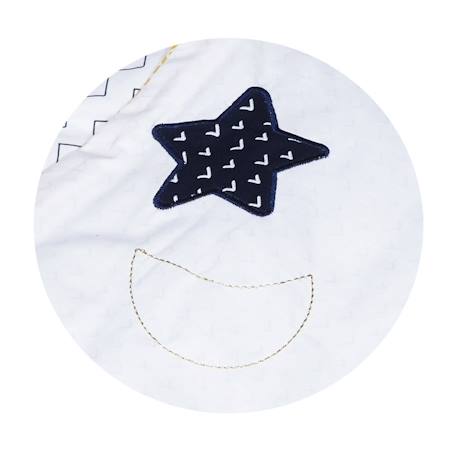 Nid d'ange bébé en coton - hello Blanc 2 - vertbaudet enfant 