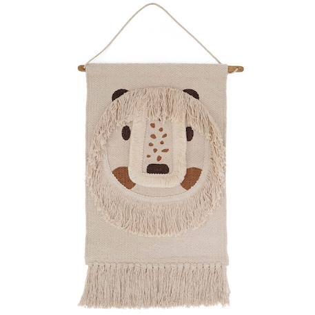 Déco murale chambre enfant petit lion leopold Blanc 1 - vertbaudet enfant 