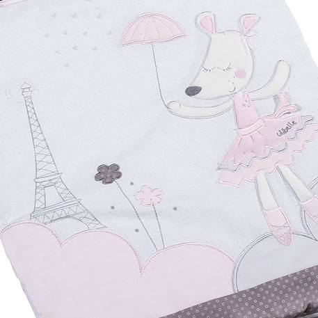 Nid d'ange nomade bébé en coton - lilibelle Blanc 2 - vertbaudet enfant 