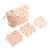 Trousse de toilette en coton - esmee Blanc 1 - vertbaudet enfant 