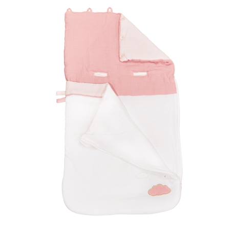 Nid d'ange en coton - lily Blanc/bleu+Blanc/gris+Blanc/rose 8 - vertbaudet enfant 