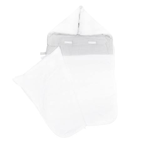 Nid d'ange en coton - lily Blanc/bleu+Blanc/gris+Blanc/rose 6 - vertbaudet enfant 