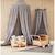 Ciel de lit nougat (155 cm) Beige+Gris tempête 4 - vertbaudet enfant 