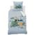 Parure de lit imprimée 100% coton, dino jungle Gris 3 - vertbaudet enfant 