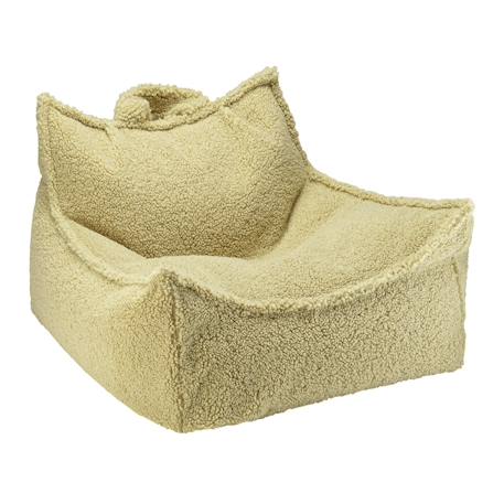 Pouf poire chambre enfant - fauteuil comfortable en teddy Biscuit+Cream white+Guava+Maple+Matcha+Warm hazel 26 - vertbaudet enfant 