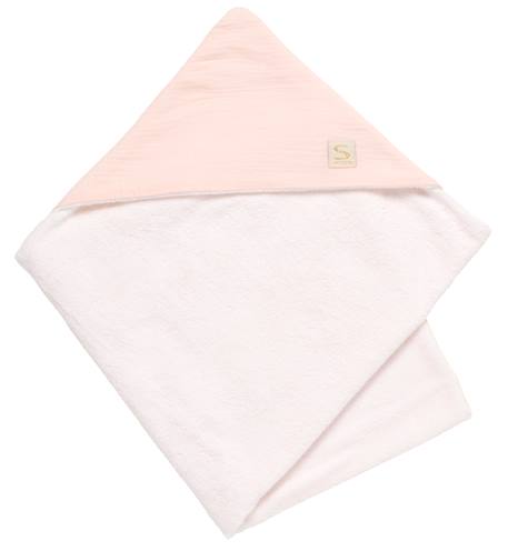 Sortie de bain en double gaze de coton et éponge - uni sauge Beige+Rose+Rouge+Vert 3 - vertbaudet enfant 