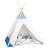 Tipi en toile en coton - blue baleine Blanc 3 - vertbaudet enfant 