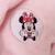 Robe de chambre brodée à capuche, disney home minnie love Rose 4 - vertbaudet enfant 