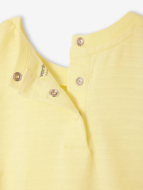 T-shirt bébé manches courtes jaune fluo 3 - vertbaudet enfant 