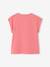 Tee-shirt motif fantaisie fille abricot+bleu grisé+écru+fraise 13 - vertbaudet enfant 
